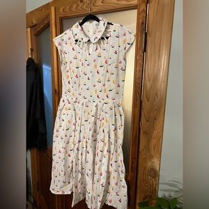 Unique Vintage sailboat dress